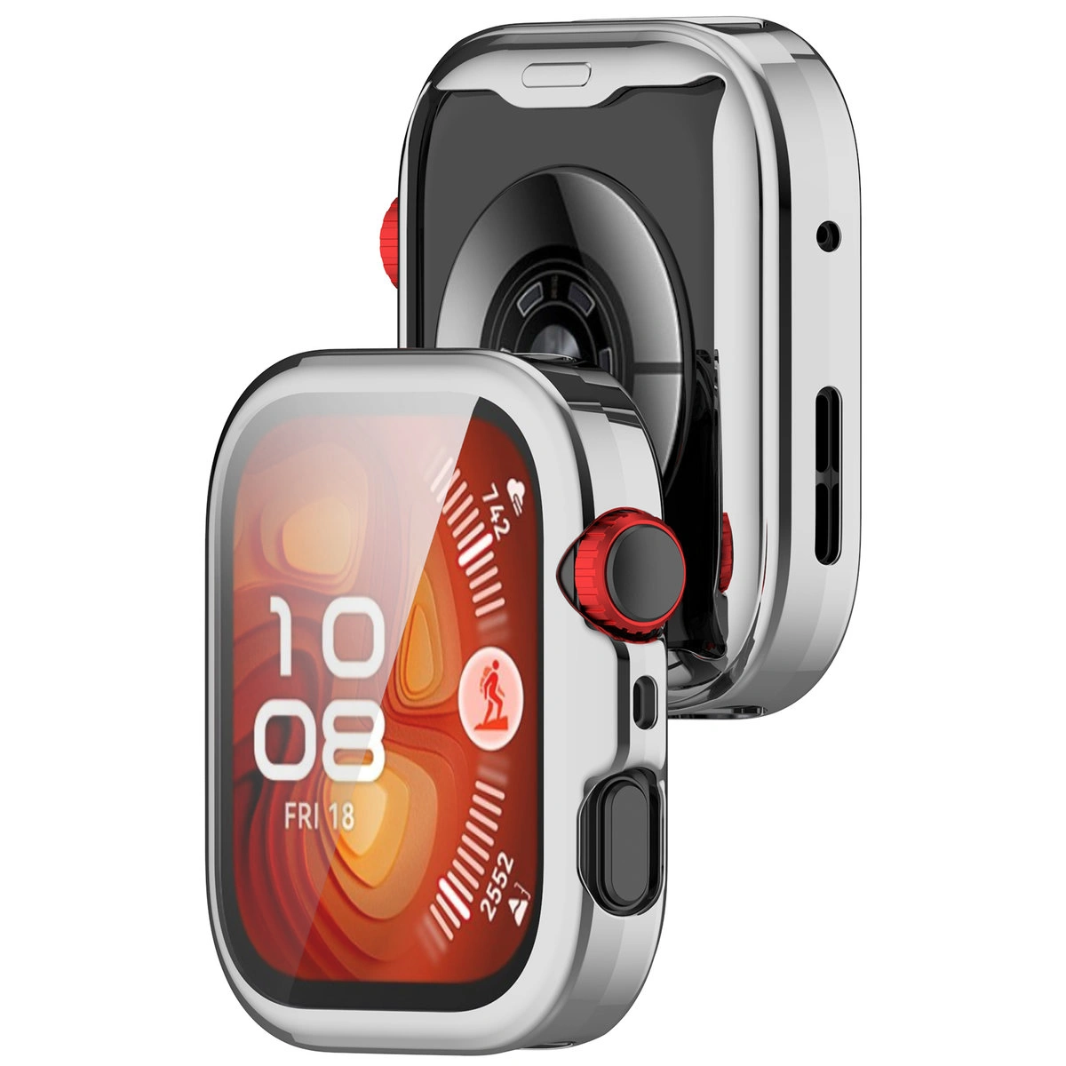 Front oraz przód etui Bizon Case Watch Felipe dla Huawei Watch Fit 4 Pro